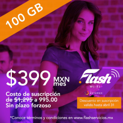 Flash WiFi by Retemex 100 GB