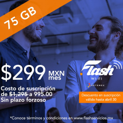 Flash WiFi by Retemex 75 GB