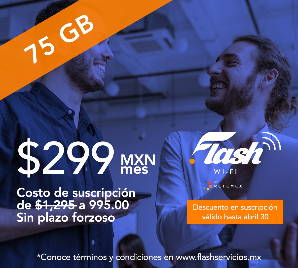 Flash WiFi by Retemex 75 GB