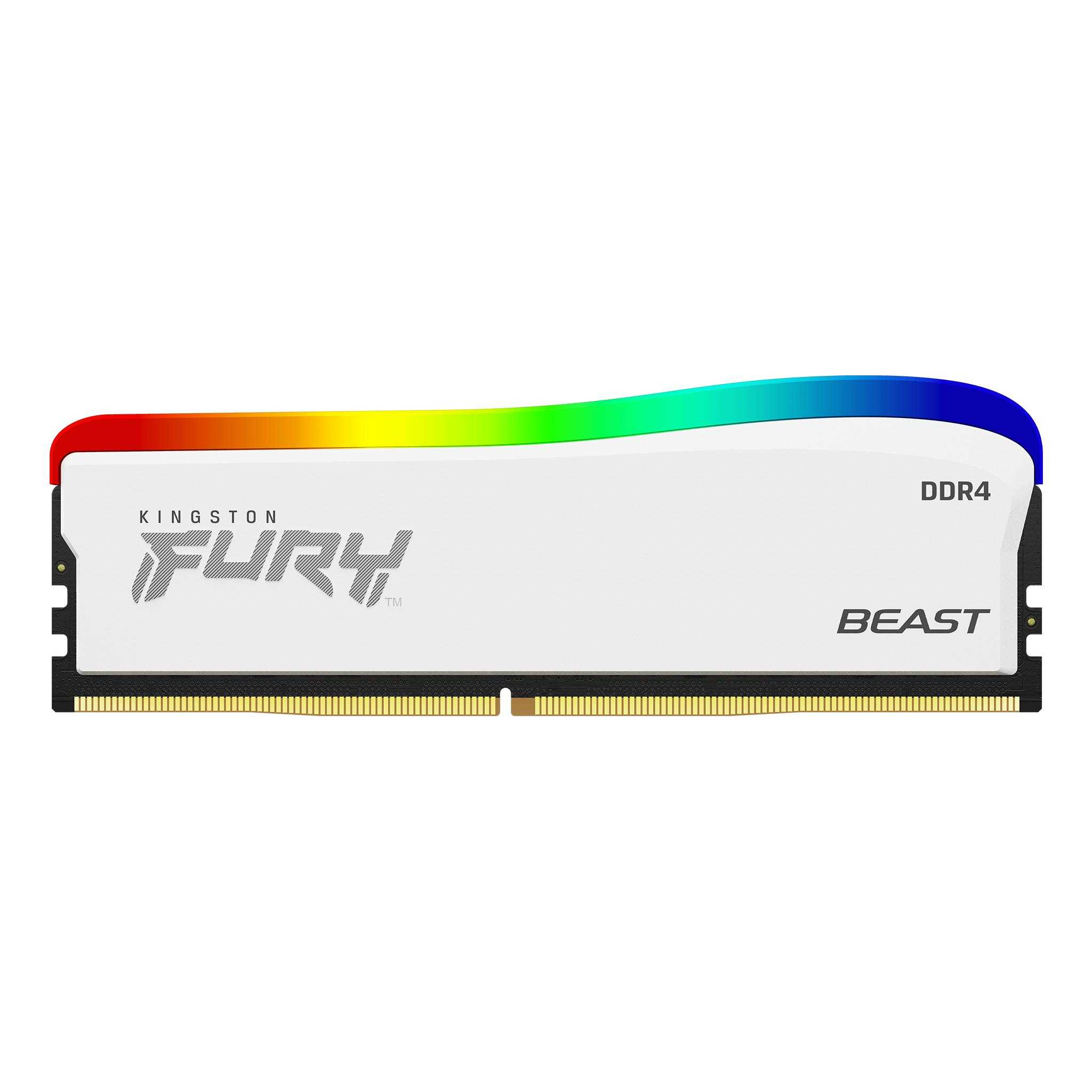 Memoria Kingston Technology FURY BEAST WHITE RGB SE